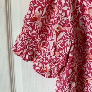 Loft Smoked Sleeves Top